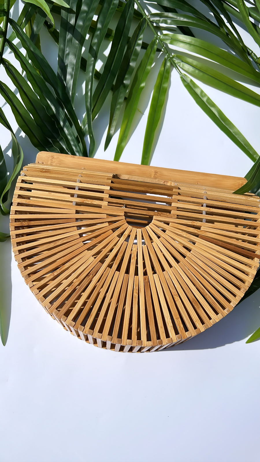 Bamboo Clutch Handbag