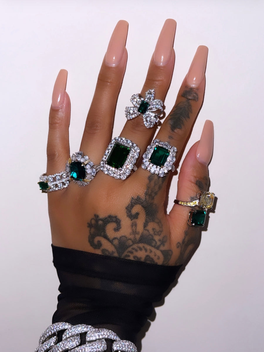Opulence Emerald Ring