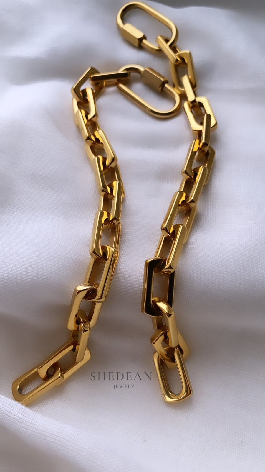 Veneta Bracelet - Stainless Steel Gold Plated