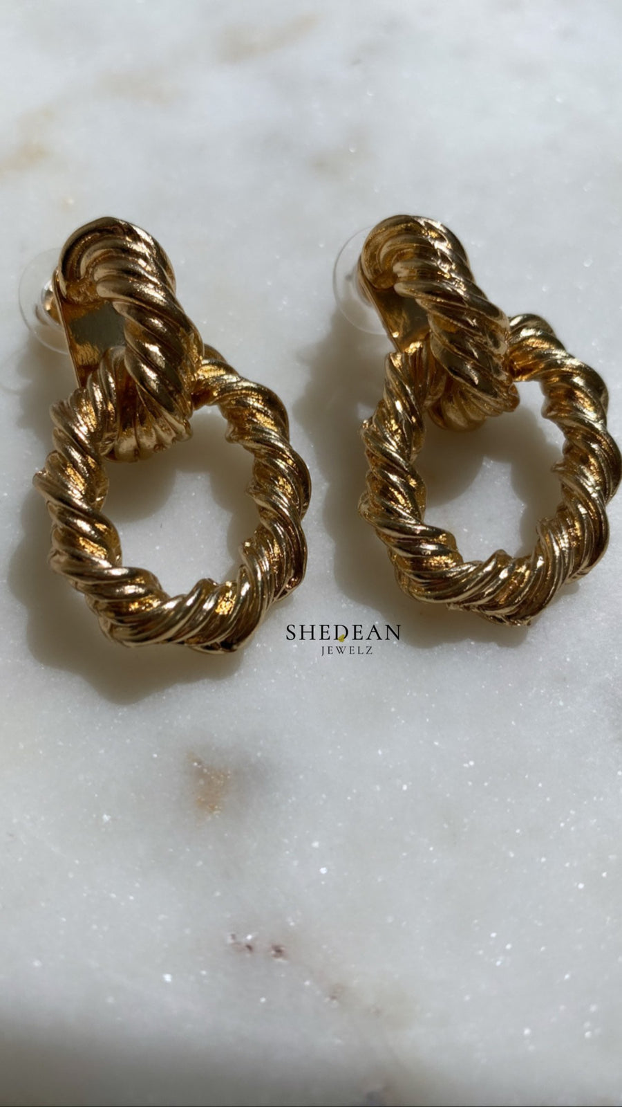 Bey Earrings - Mixed Metals Jewelery | Shedeanjewelry