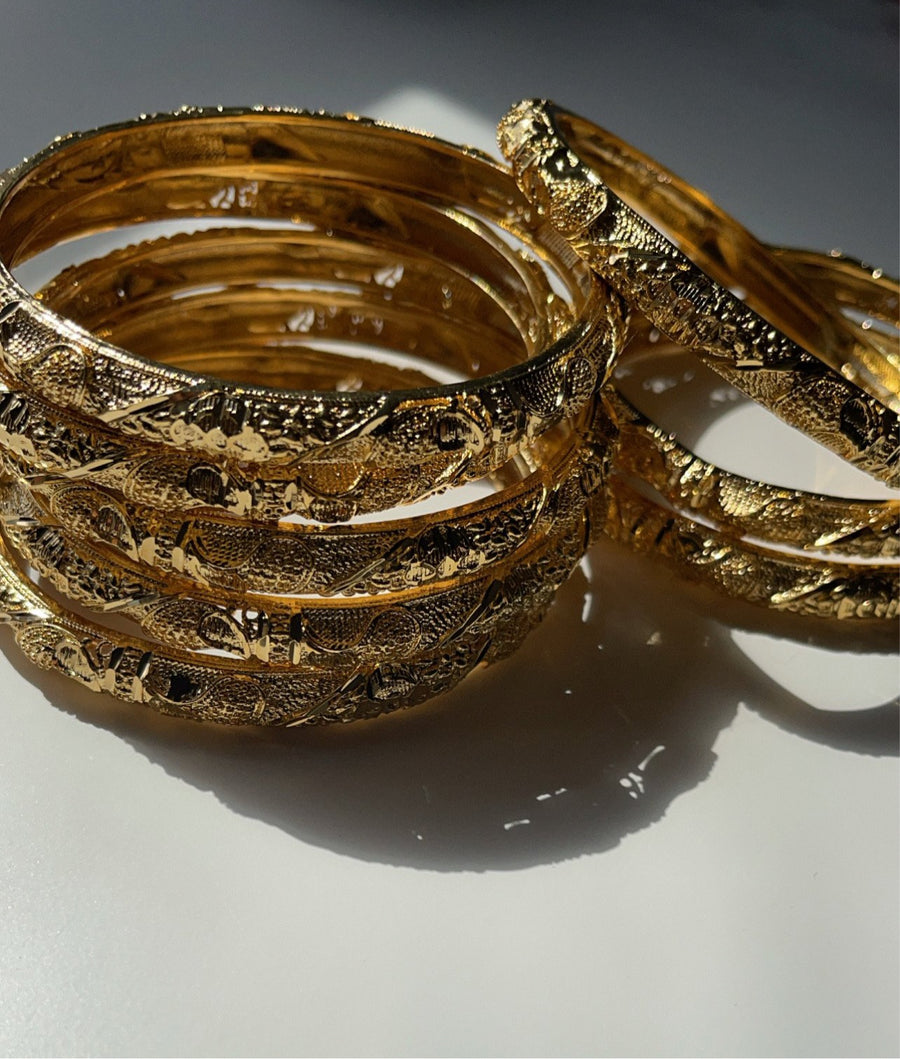 Royal Gold bangles