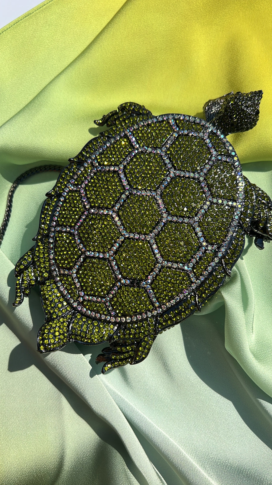Turtle crystal bag