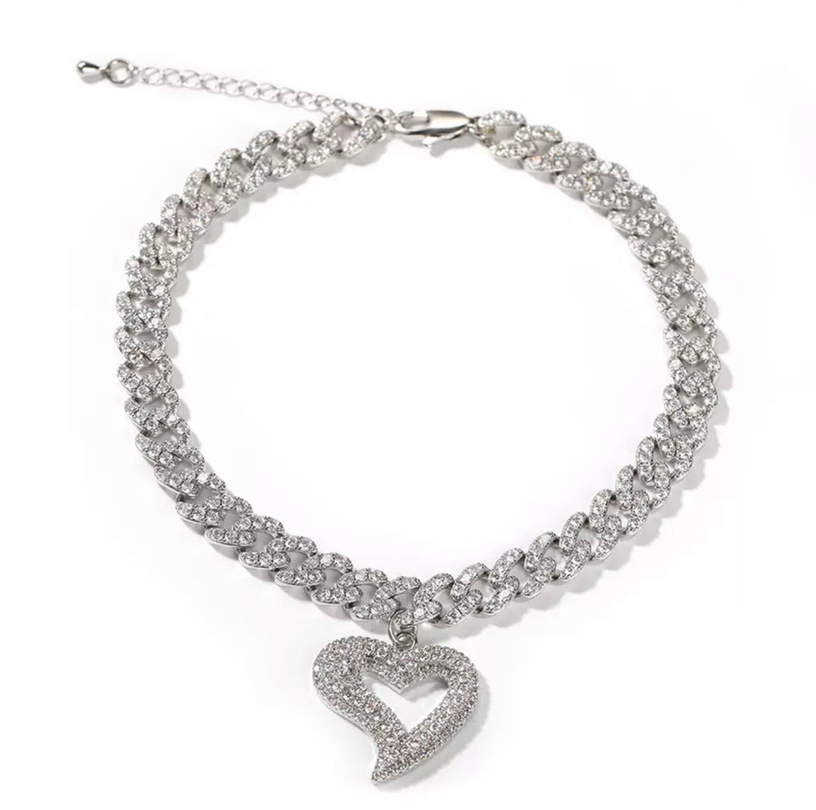 Love heart Anklets