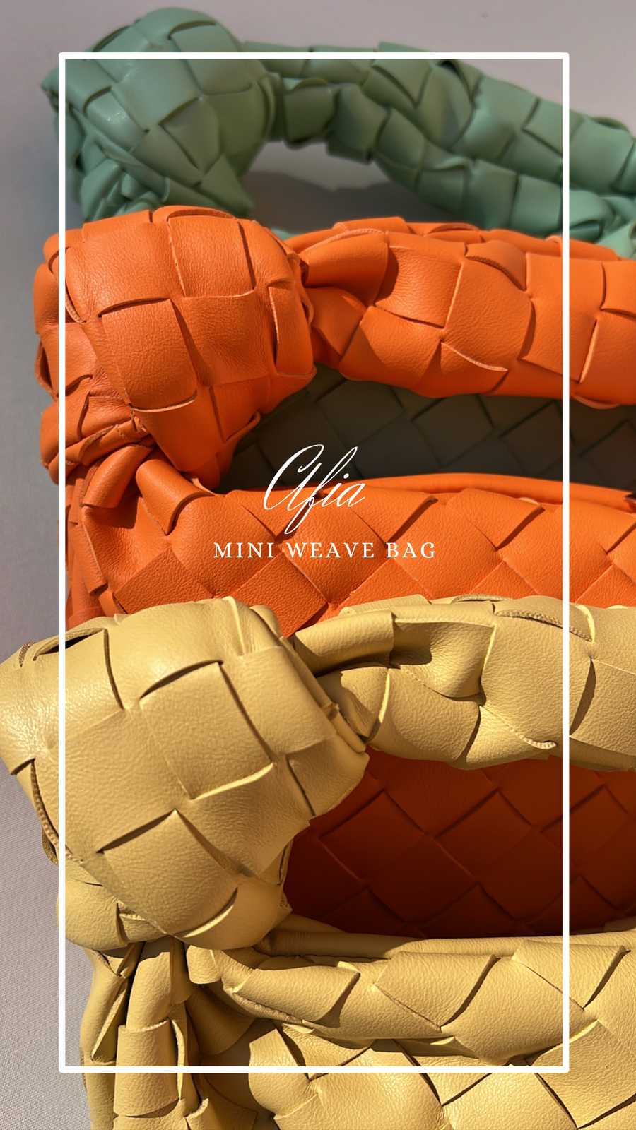 Afia Mini Weave Bag