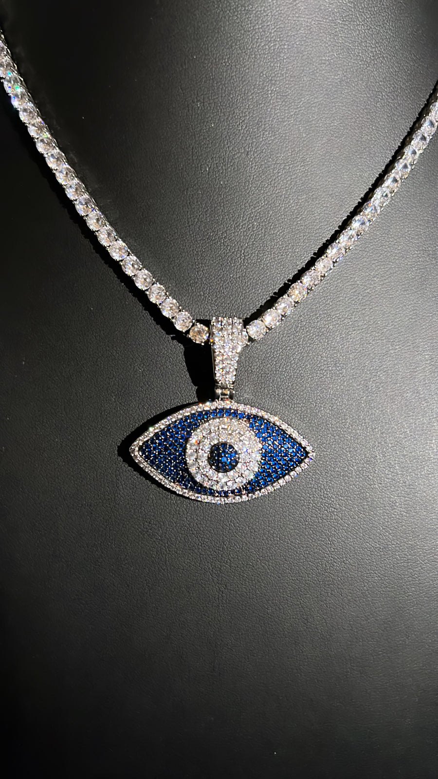 Evil eye pendant set