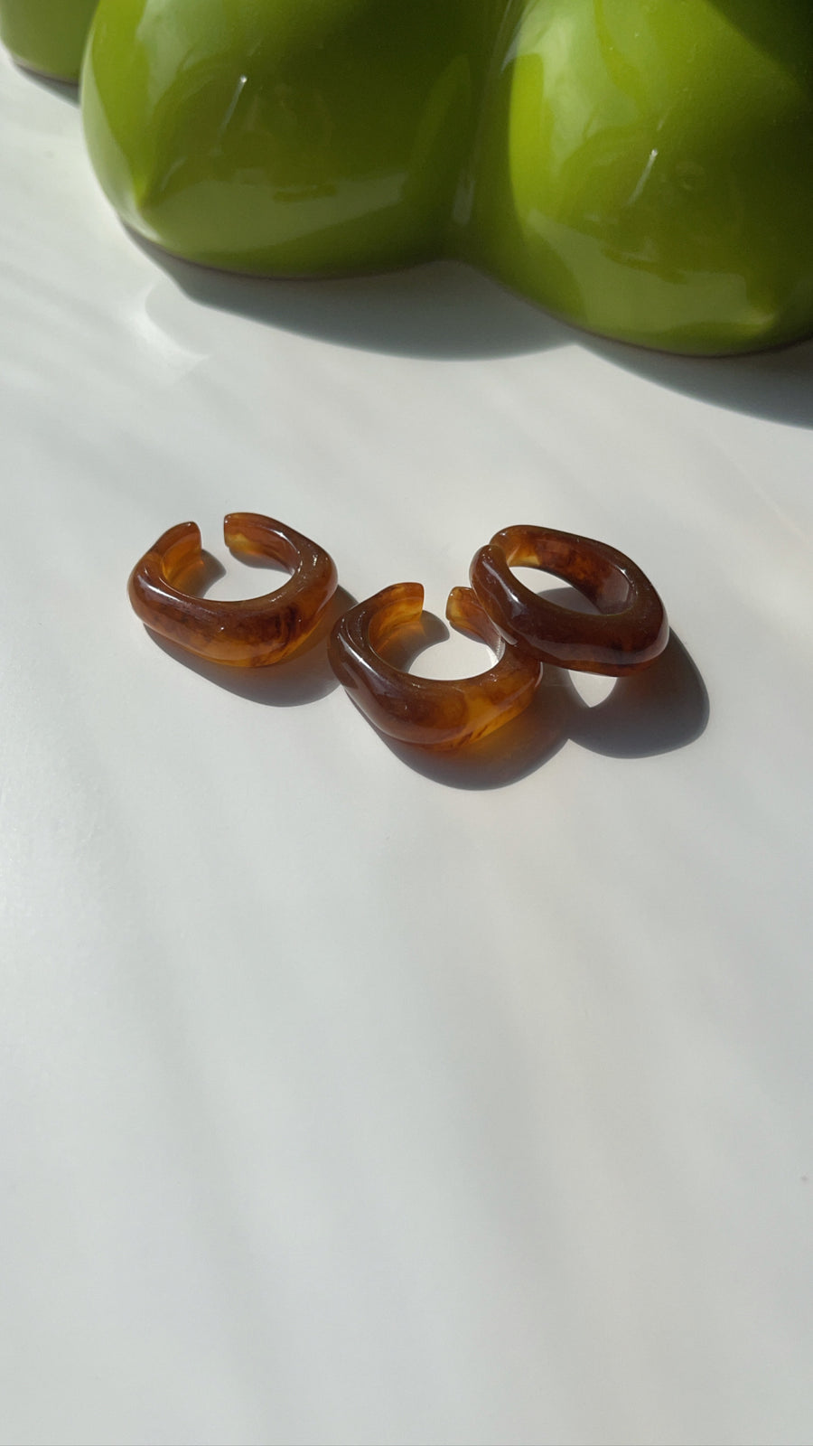 Round Amber Ring